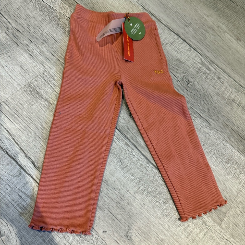 NWT The Sunday Collective Ribbed 3T Flare Pants
